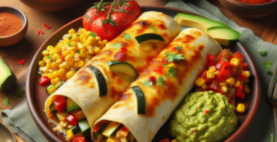 Vegan Vegetable Enchilada