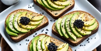 Hummus Toast with Avocado